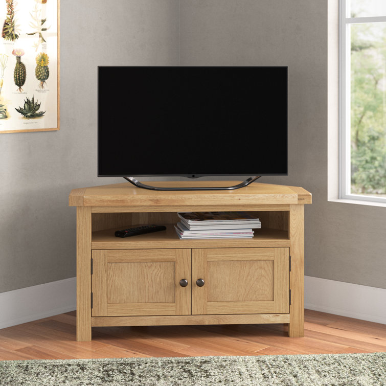 Lark Manor Achilles Solid Wood TV Stand for TVs up to 39" & Reviews